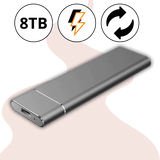 Disco Duro Externo Portátil de 8TB con Alta Velocidad de Transferencia - VyFlair
