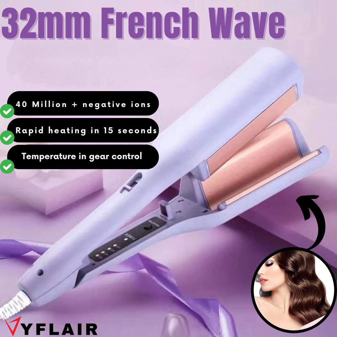 Ola francesa | hierro rizado-Curling Iron-VyFlair
