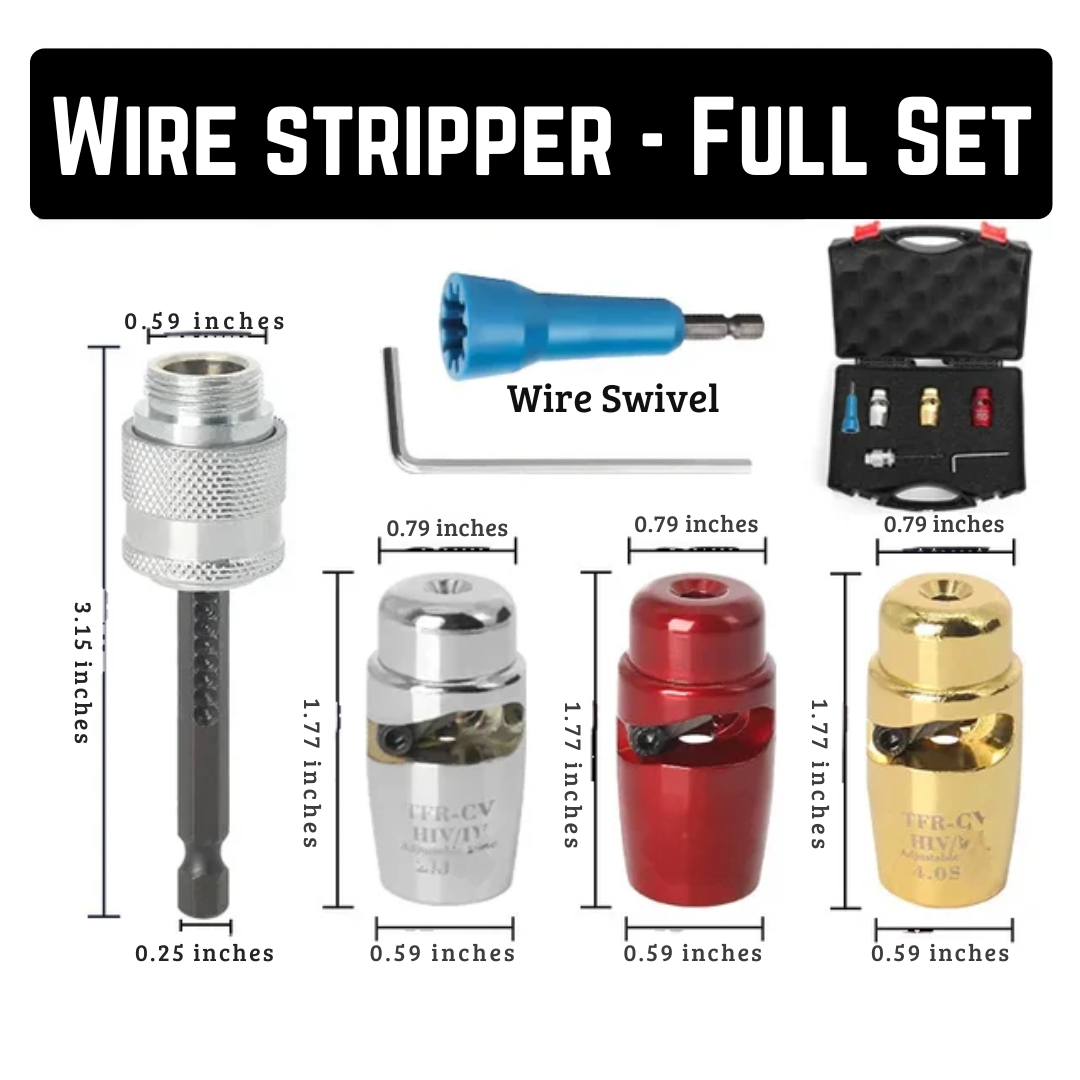 WiringPro ™ - Conector de torsión de herramientas y cable-Wire Stripping Tool-VyFlair