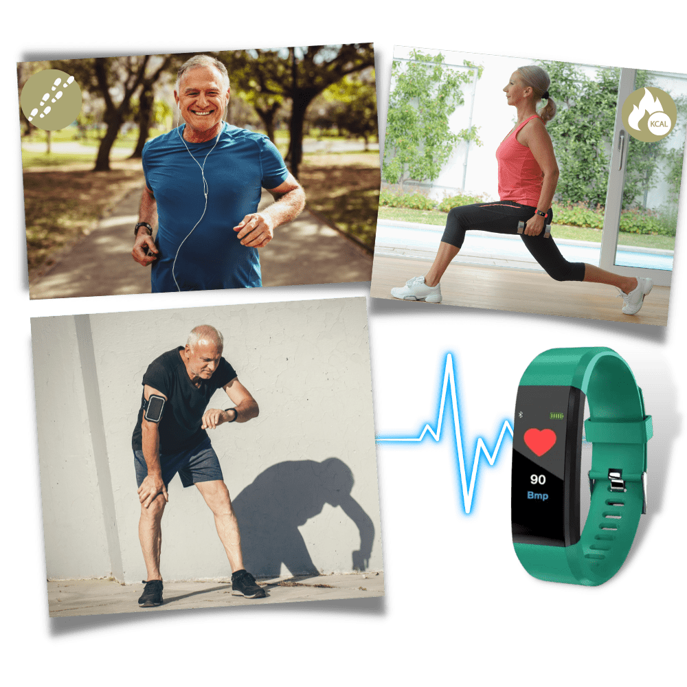 VitaWatch Reloj Inteligente para Mayores con Monitor de Salud - VyFlair