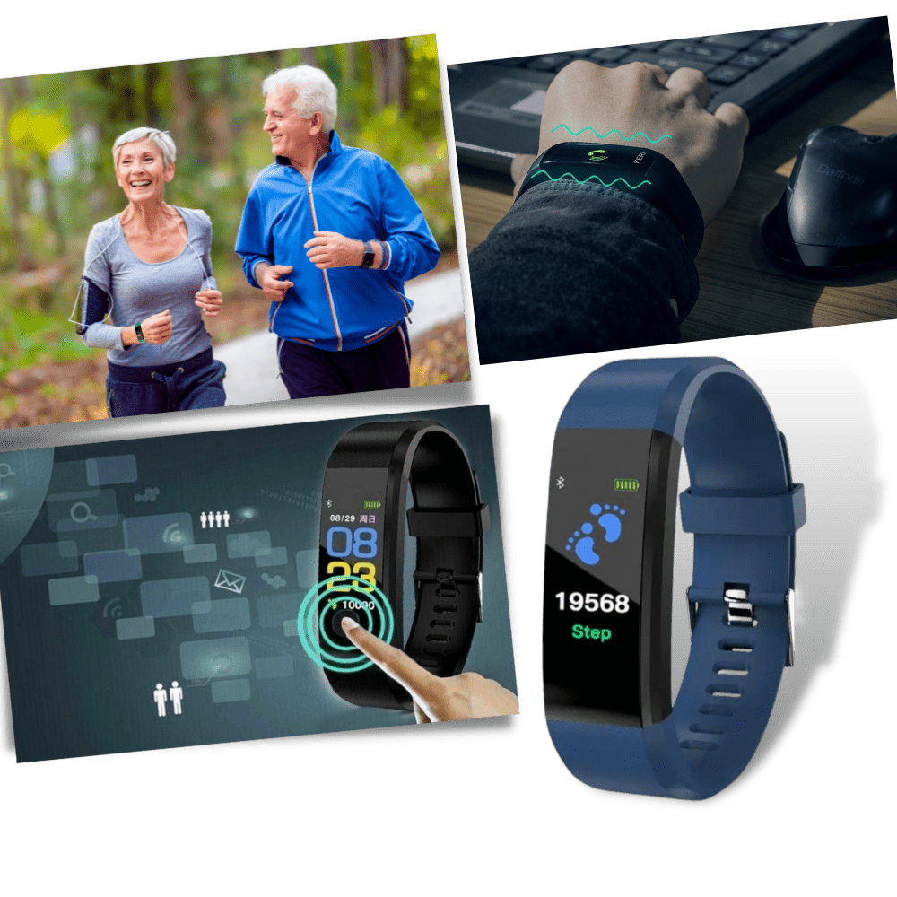 VitaWatch Reloj Inteligente para Mayores con Monitor de Salud - VyFlair