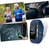 VitaWatch Reloj Inteligente para Mayores con Monitor de Salud - VyFlair