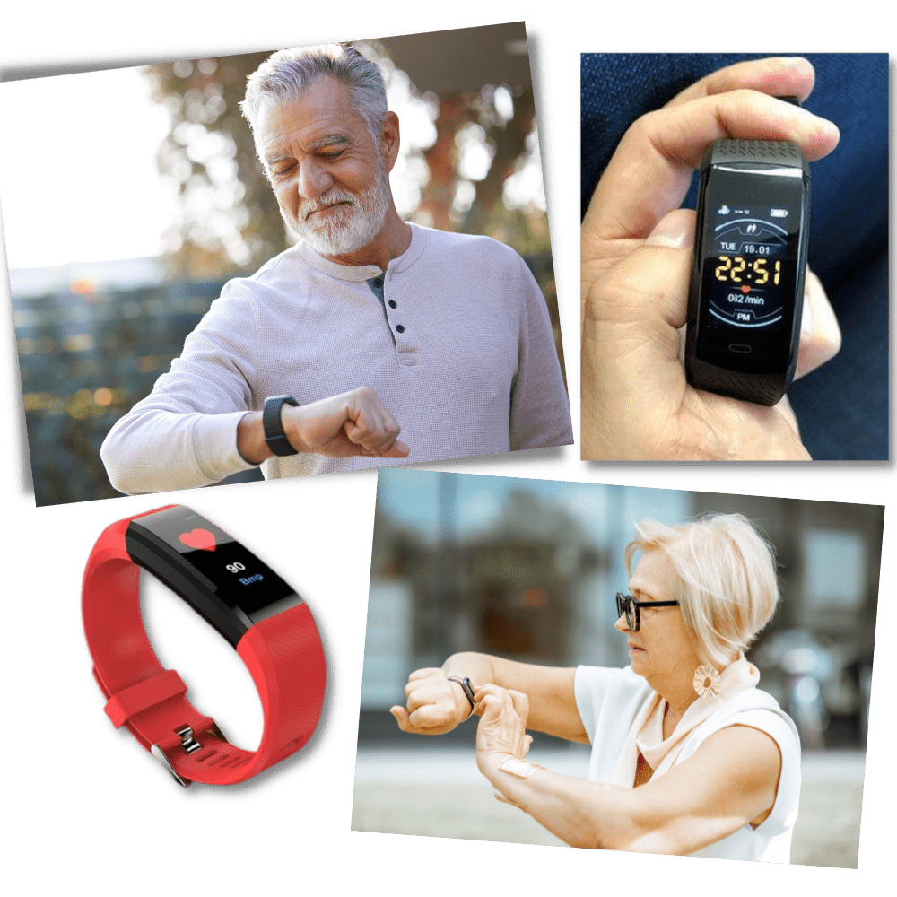 VitaWatch Reloj Inteligente para Mayores con Monitor - VyFlair
