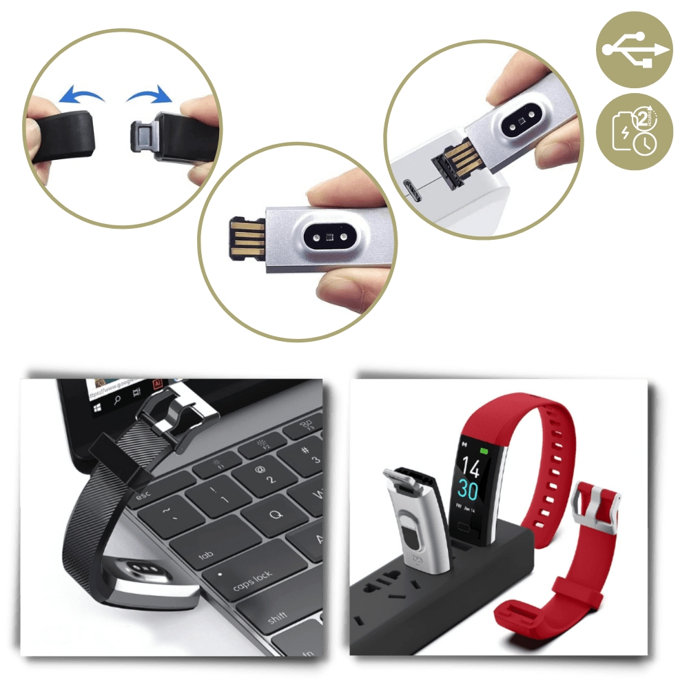 VitaWatch Reloj Inteligente para Mayores con Monitor de Salud - VyFlair