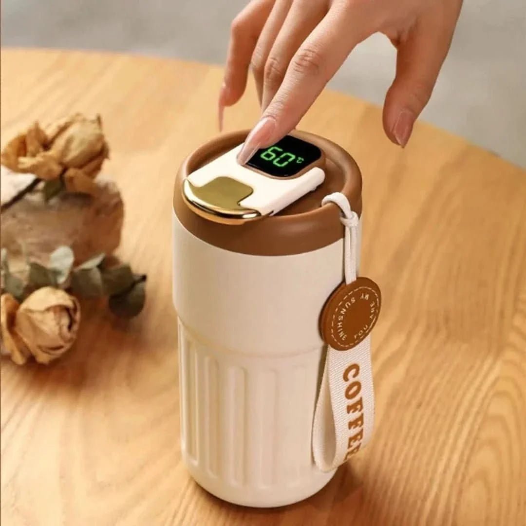 TempBrew Termo Inteligente con Pantalla Digital 450ml - VyFlair