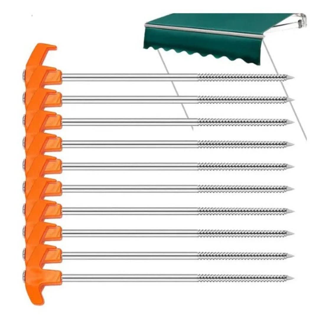 Clavijas de la tienda | Anclas de tierra atornillada-Tent pegs-VyFlair