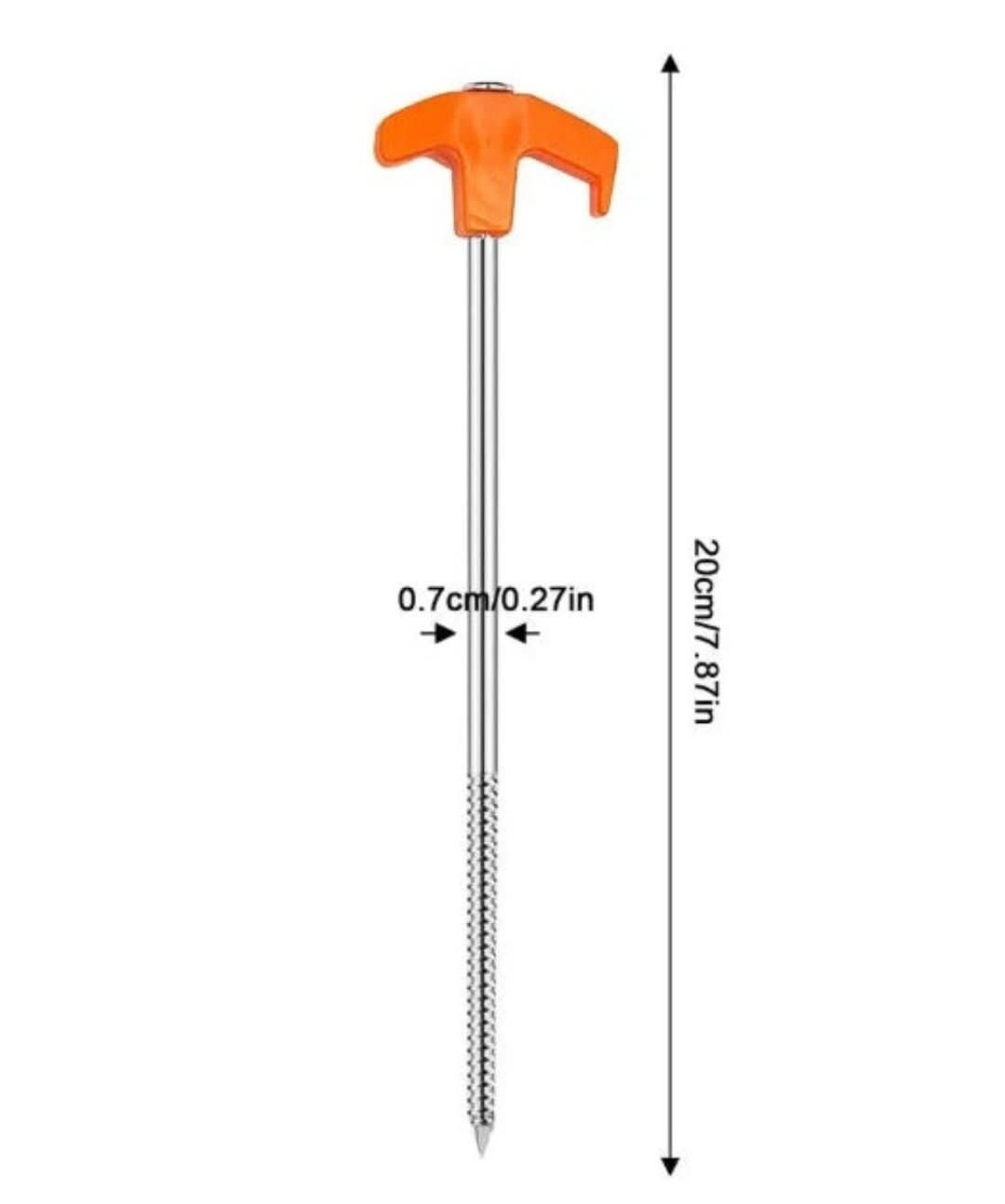 Clavijas de la tienda | Anclas de tierra atornillada-Tent pegs-VyFlair