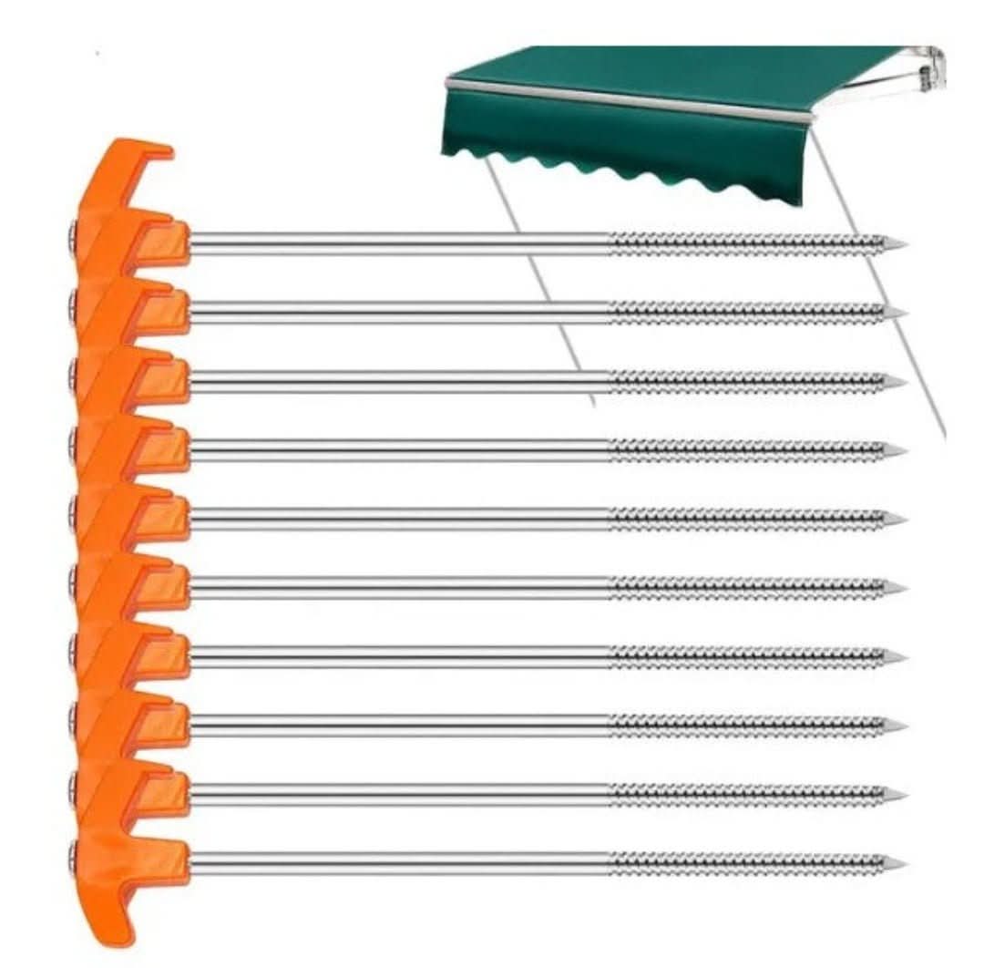 Clavijas de la tienda | Anclas de tierra atornillada-Tent pegs-VyFlair