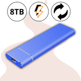 Disco Duro Externo Portátil de 8TB con Alta Velocidad de Transferencia - VyFlair
