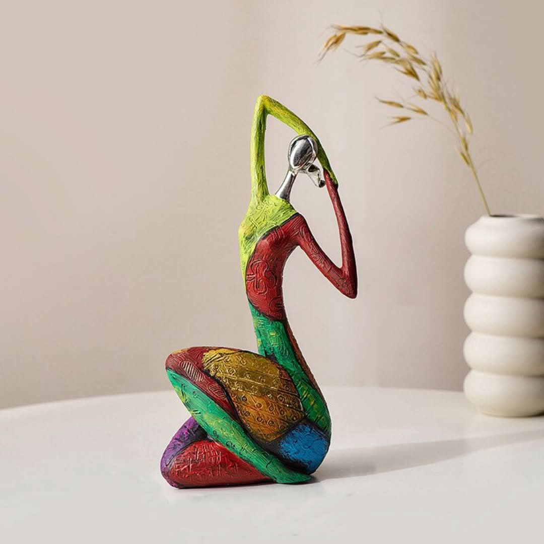 Figura abstracta colorida-decor-VyFlair