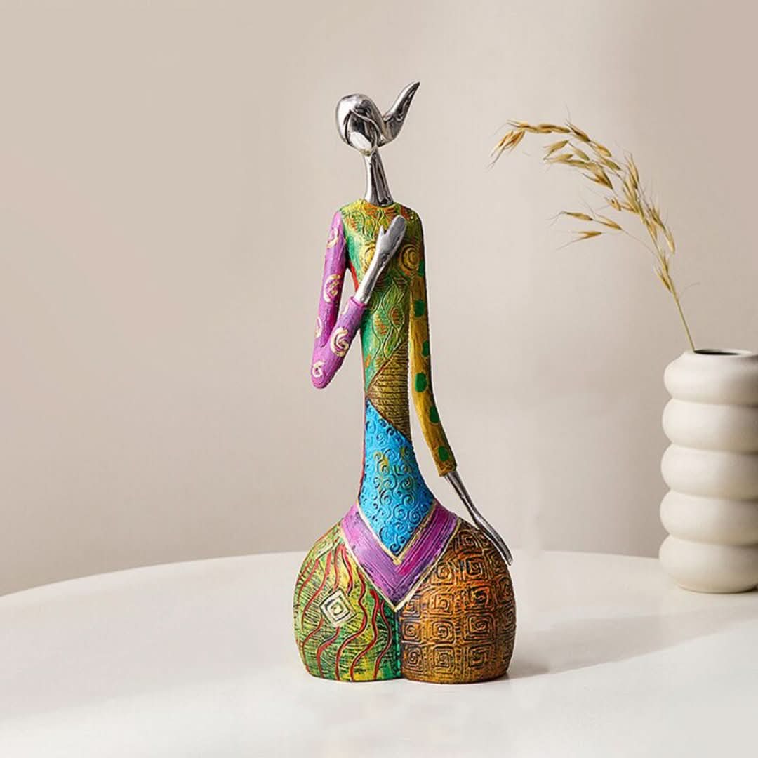 Figura abstracta colorida-decor-VyFlair