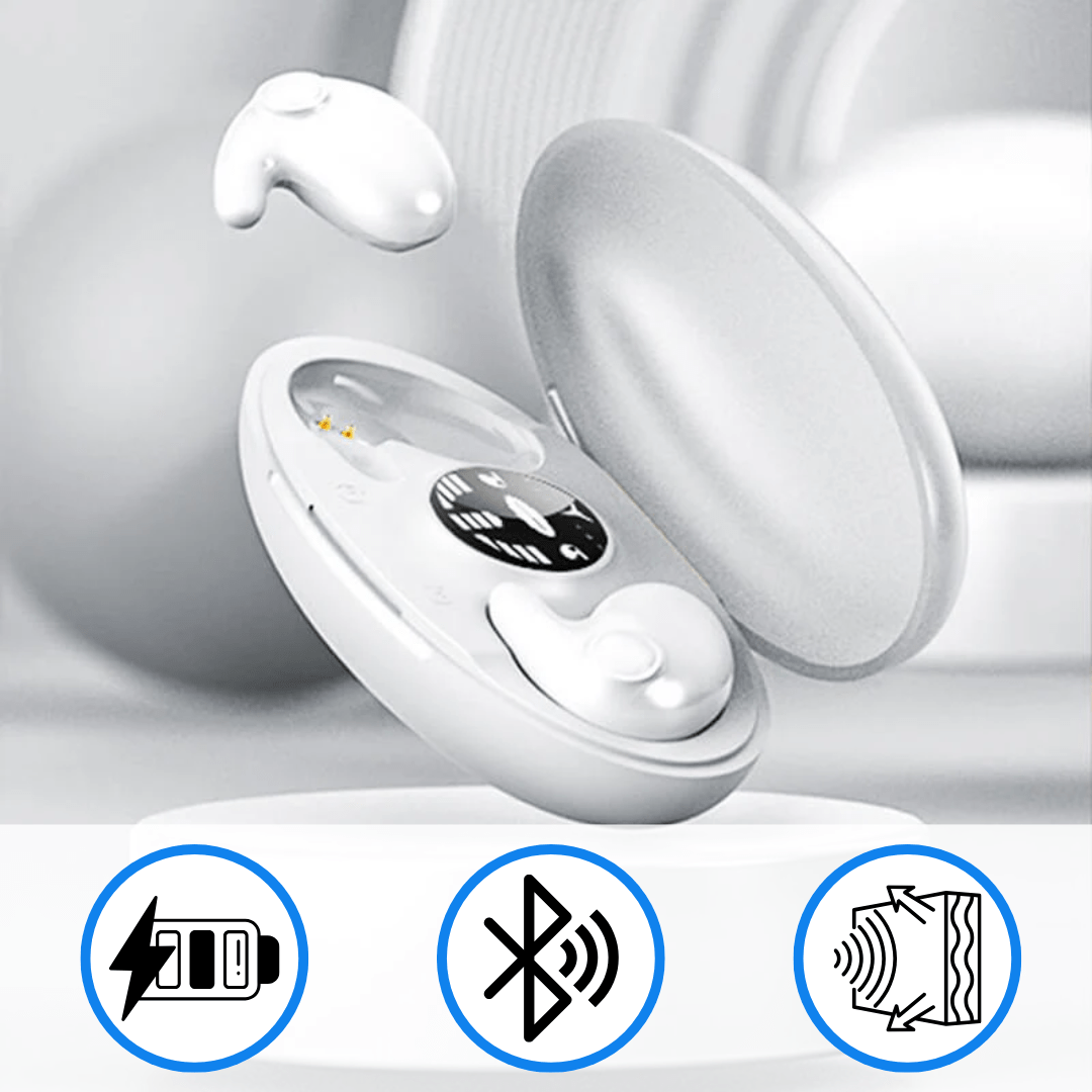 Auriculares Bluetooth Impermeables con Cancelación de Ruido – Negros y Livianos - VyFlair