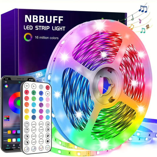 Luces LED 300ft Cambio de Color con Música