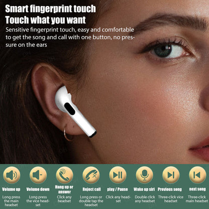 Auriculares Bluetooth Inalámbricos - Estuche de Carga Portátil