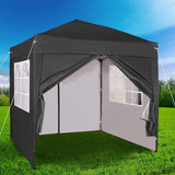 Carpa Gazebo Exterior Impermeable con Paneles Laterales
