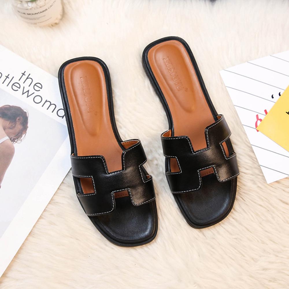 H Sandal | Sandalias de Cuero Modernas Diseño H