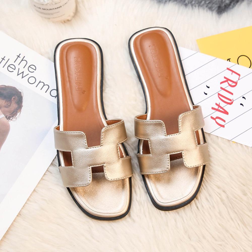 H Sandal | Sandalias de Cuero Modernas Diseño H