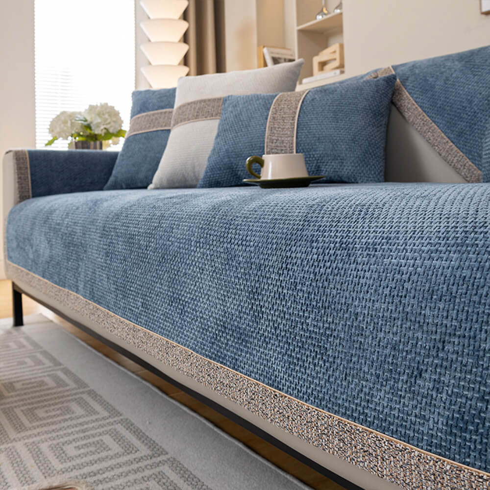 Funda de Sofá Chenille Antideslizante CozyGuard