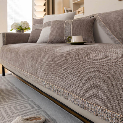 Funda de Sofá Chenille Antideslizante CozyGuard