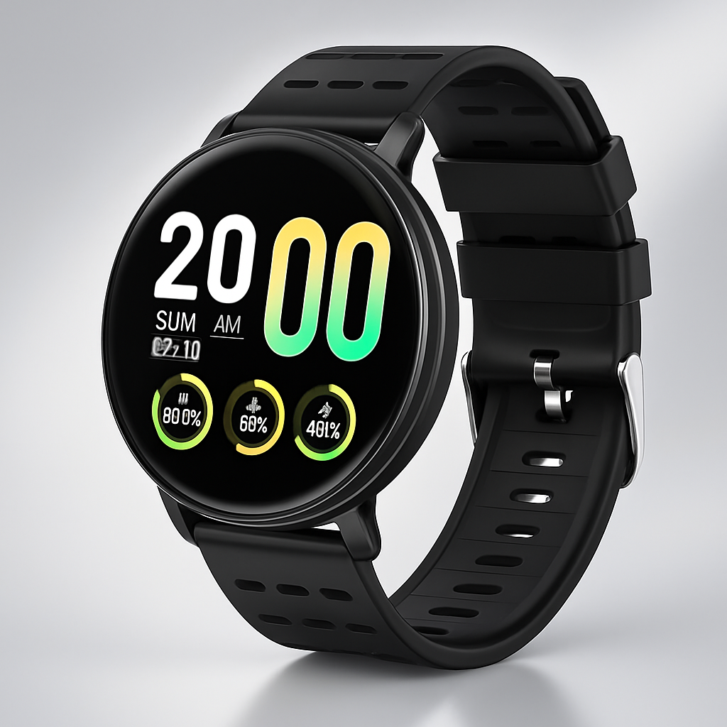 Reloj Inteligente Fitness Impermeable con Monitor de Salud