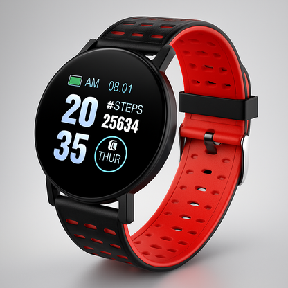 Reloj Inteligente Fitness Impermeable con Monitor de Salud