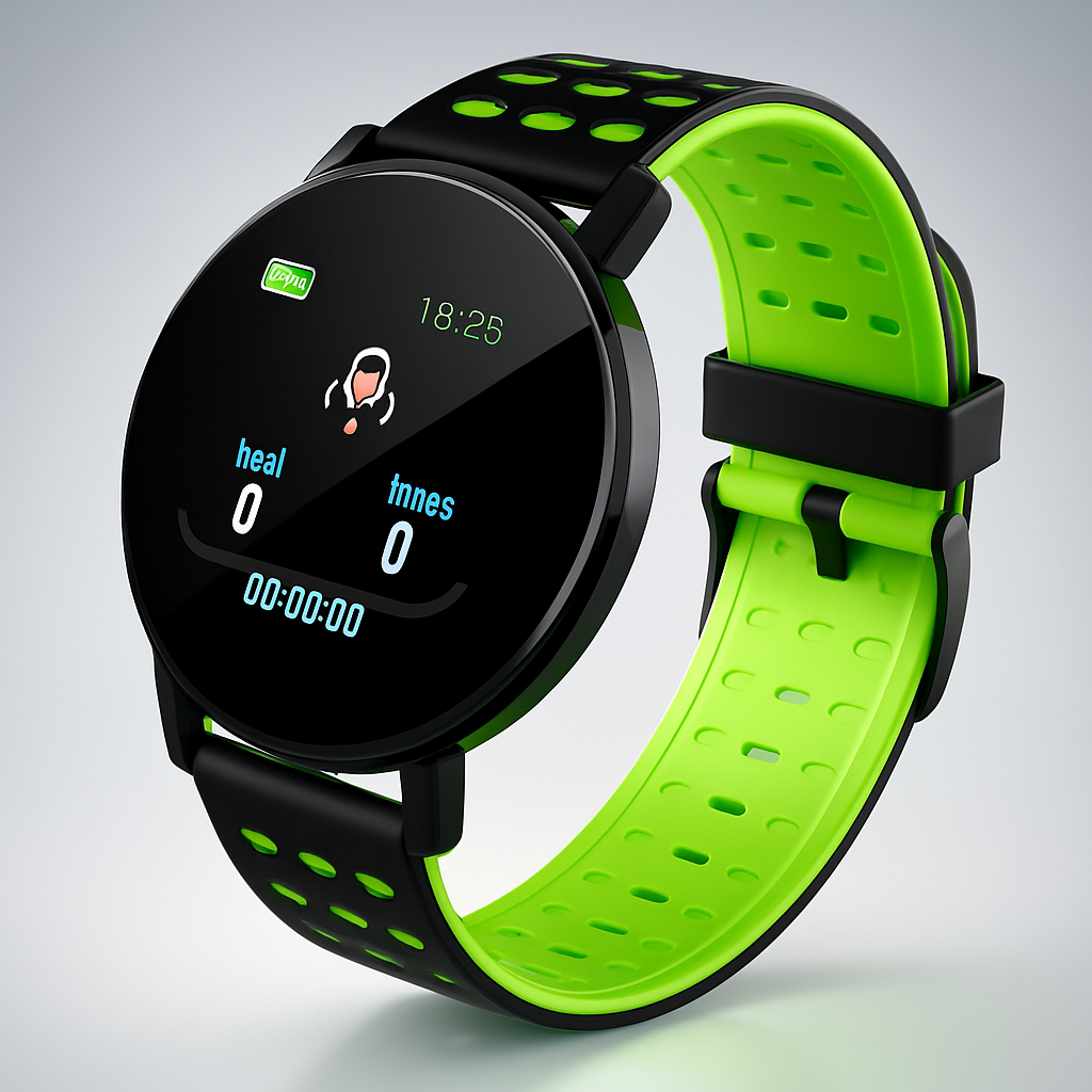Reloj Inteligente Fitness Impermeable con Monitor de Salud