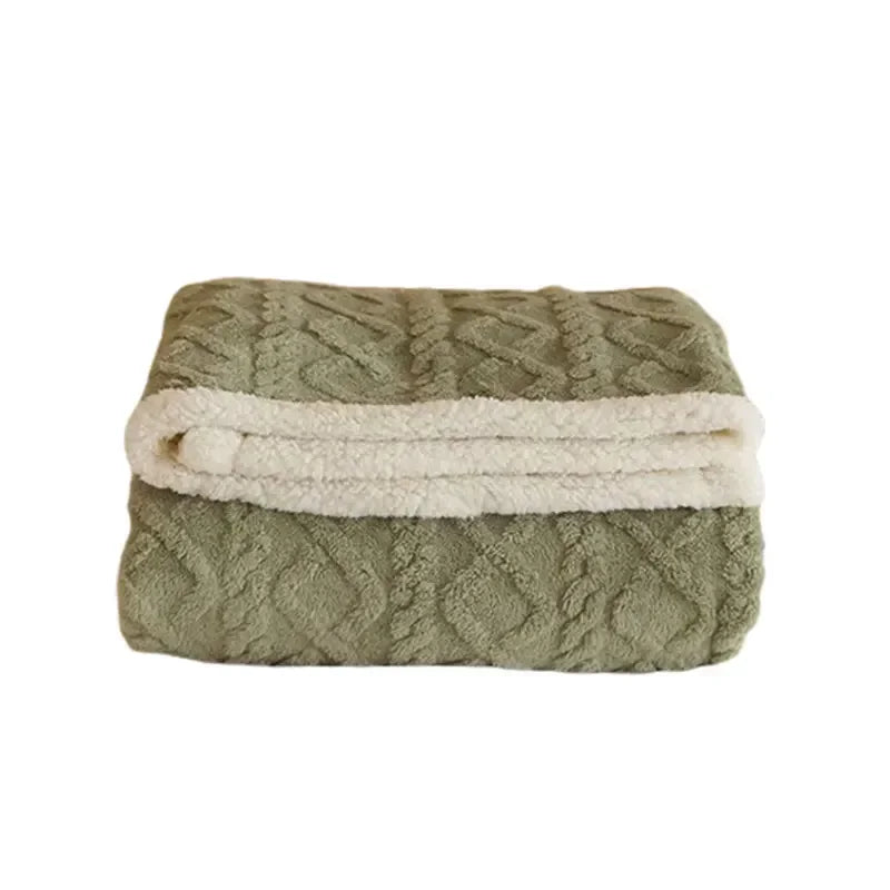 Manta de Lana de Cordero Gruesa para Invierno - WarmWool