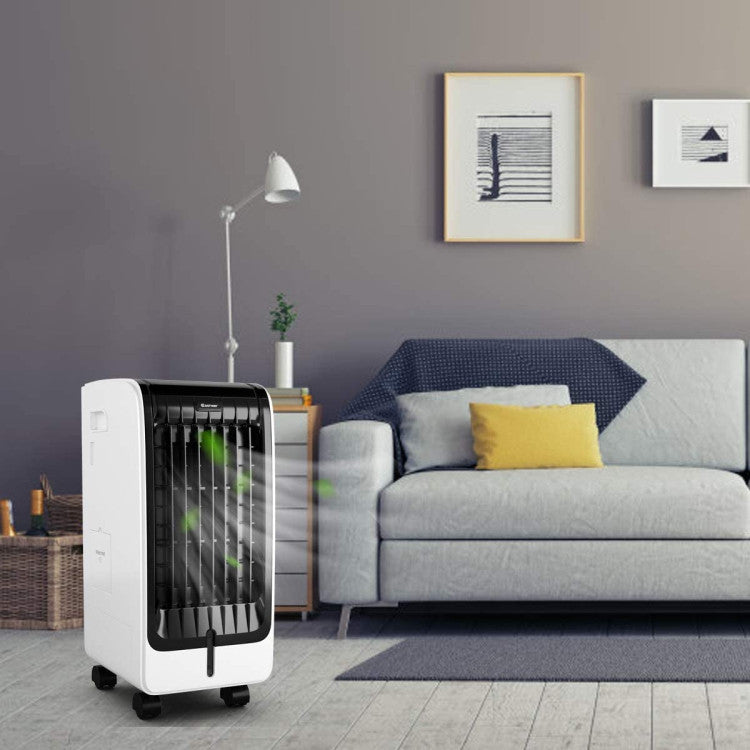 Enfriador Evaporativo Portátil 110V – 3 Velocidades – Temporizador 8H – Brisa Ajustable