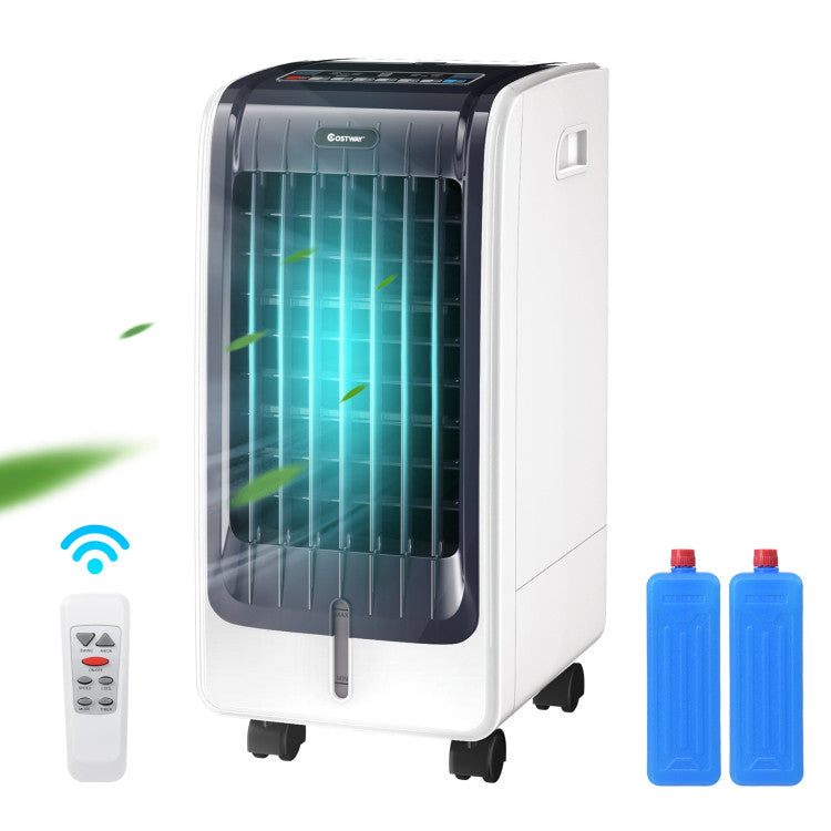 Enfriador Evaporativo Portátil 110V – 3 Velocidades – Temporizador 8H – Brisa Ajustable
