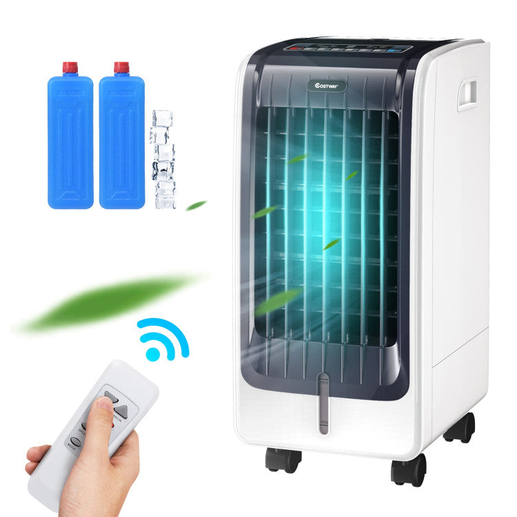 Enfriador Evaporativo Portátil 110V – 3 Velocidades – Temporizador 8H – Brisa Ajustable
