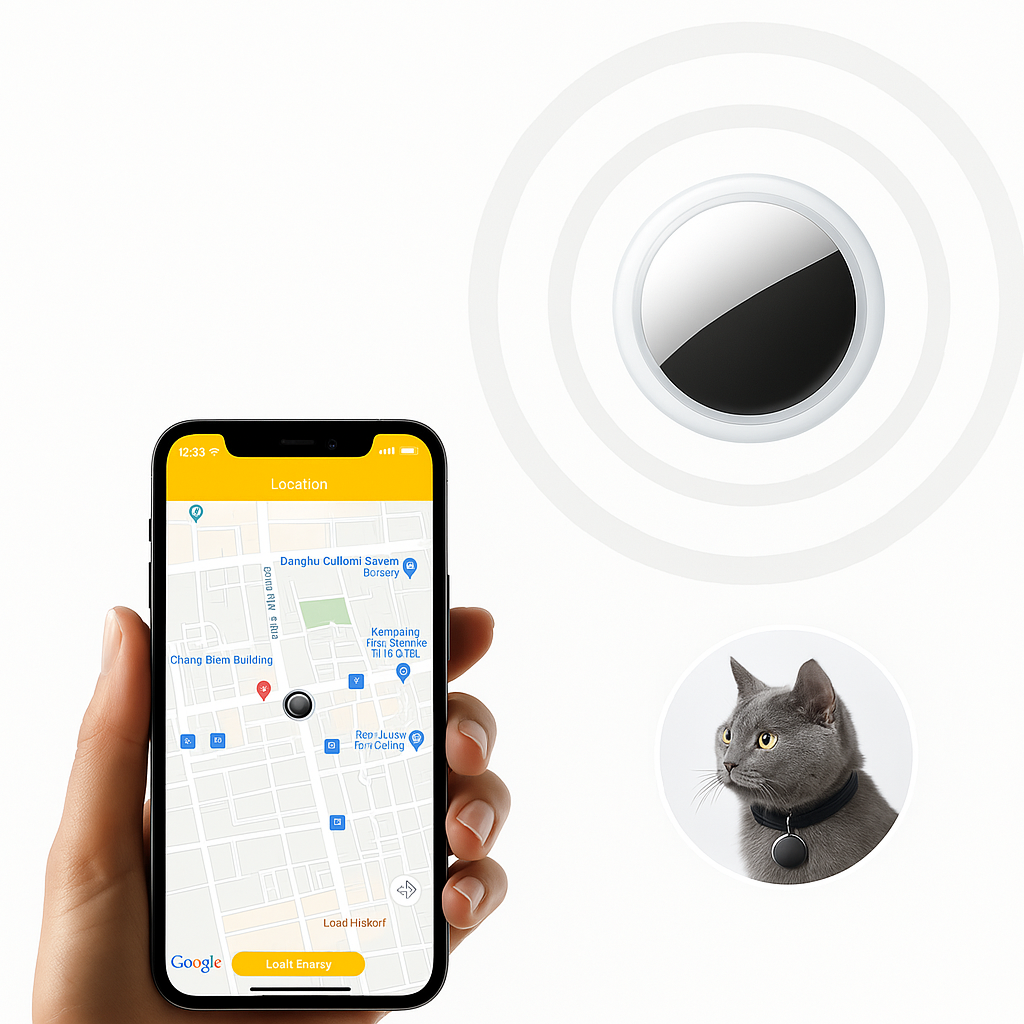 Etiqueta de Rastreador GPS para Llaves y Objetos de Valor