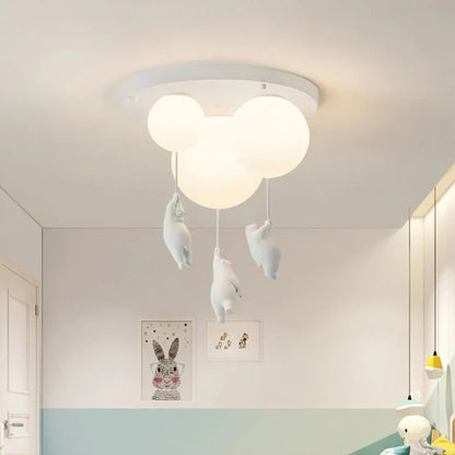 Lámpara de Techo Infantil con Oso y Globo - CloudBear