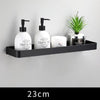 AluSpace - Estante de Pared de Aluminio Espacial Negro