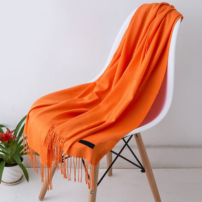 Bufanda de Cachemira Mujer - Chal Suave - Invierno Cálido