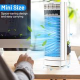 Pequeño Ventilador de Mesa Oscilante - 14" Torre Eléctrico - Temporizador y Velocidades Ajustables