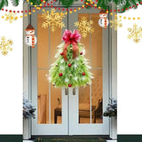 Corona de Navidad Hecha a Mano – Decoración con Luces LED para Puerta Principal