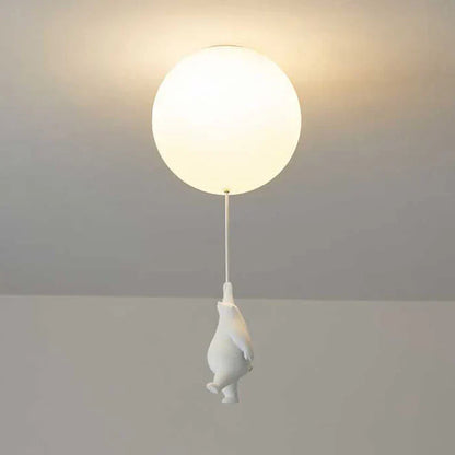 Lámpara de Techo Infantil con Oso y Globo - CloudBear