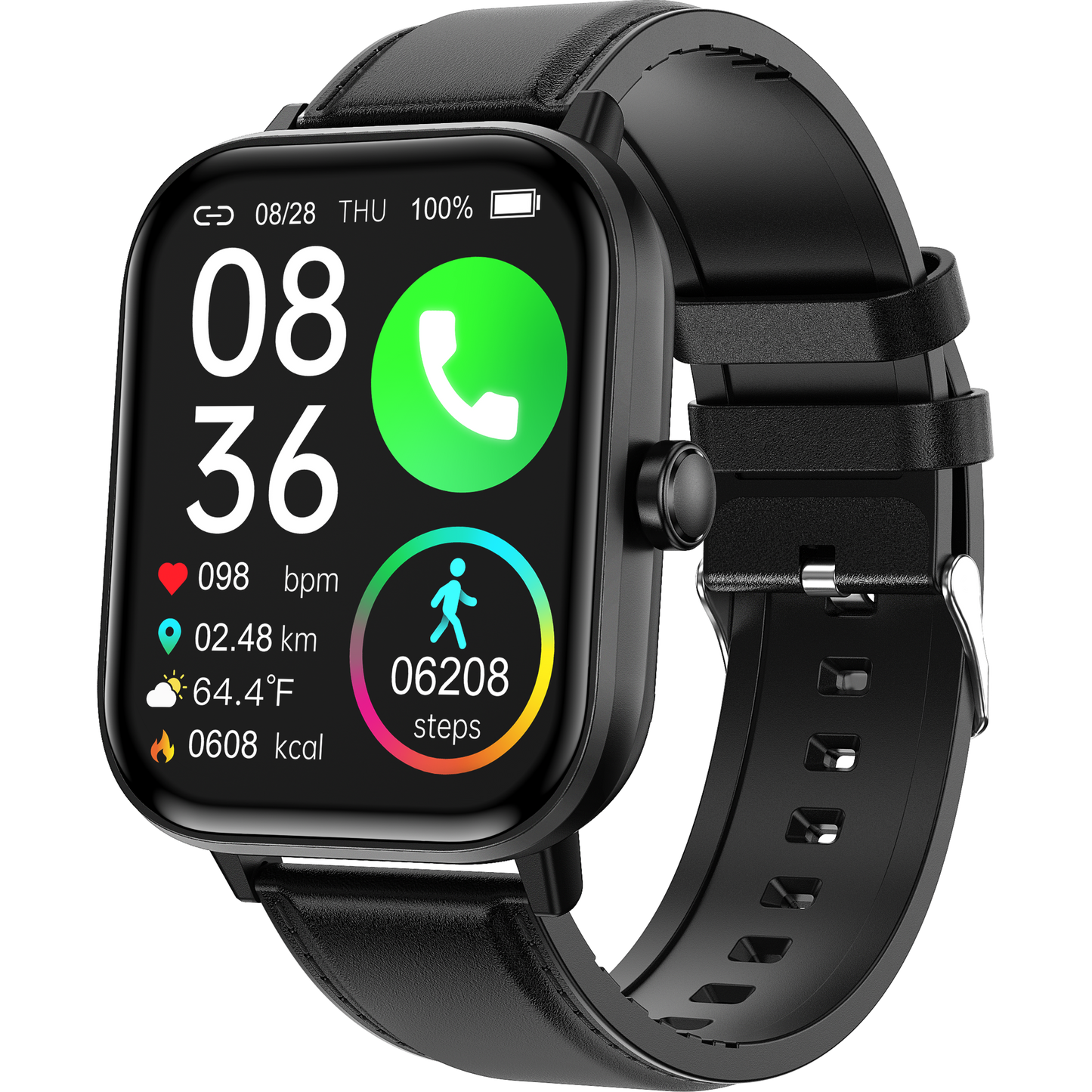 Reloj Inteligente Monitoreo Glucosa No Invasivo Salud