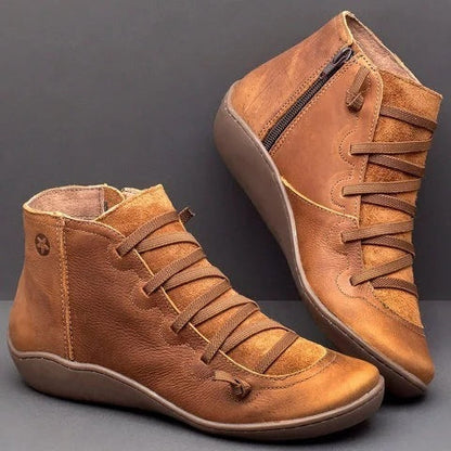 Claire - Botín bajo para mujeres - Comodidad - Estilo - Durabilidad-Zapatos - Mujer-VyFlair