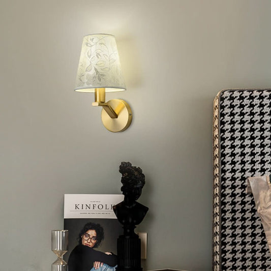 LightBloom - Modern fabric kuppel wall lamp