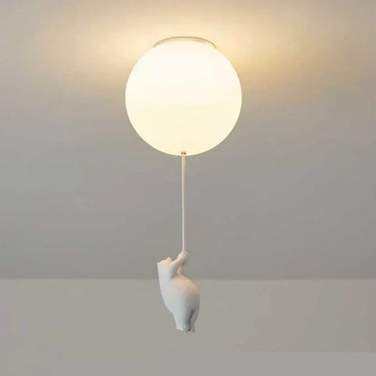 Lámpara de Techo Infantil con Oso y Globo - CloudBear