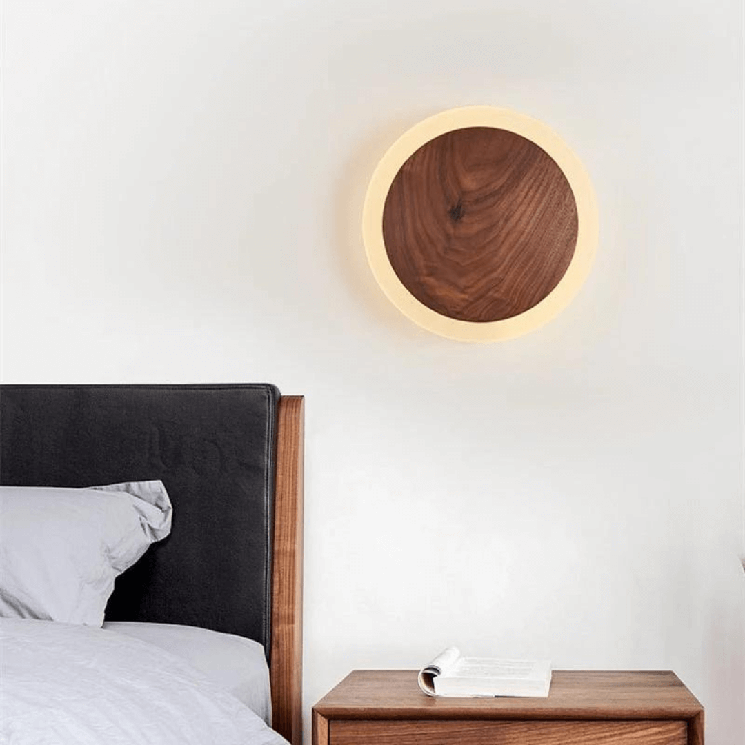 Nordic Walnut LED Wall Light