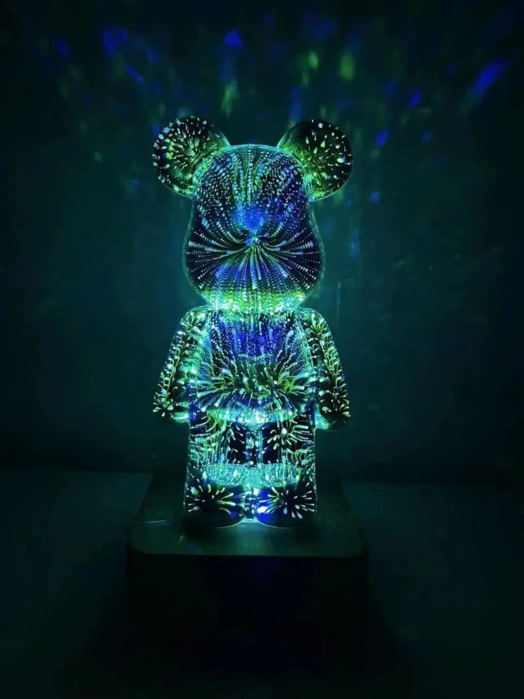 3D Fireworks Bear Lamp