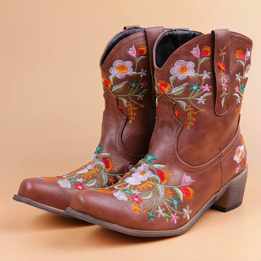 Marly - Botas de Vaquera Vintage Resistentes al Agua - Estilo - Comodidad - Durabilidad-Zapatos - Mujer-VyFlair