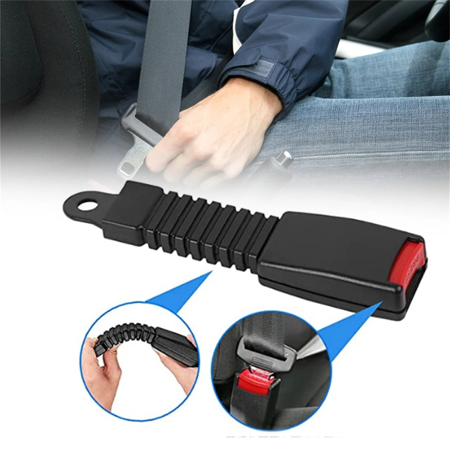 Extensor de Cinturón de Seguridad Ajustable para Auto