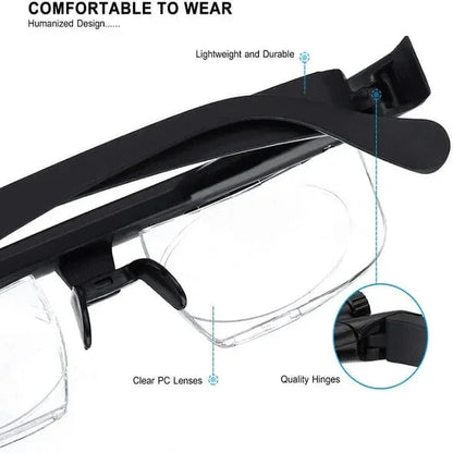 Gafas de Lectura Ajustables - Enfoque Personalizable - Visión Clara