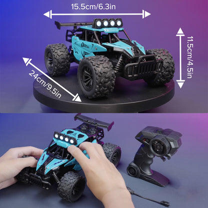 Coche RC Aleación Alta Velocidad con Luces LED