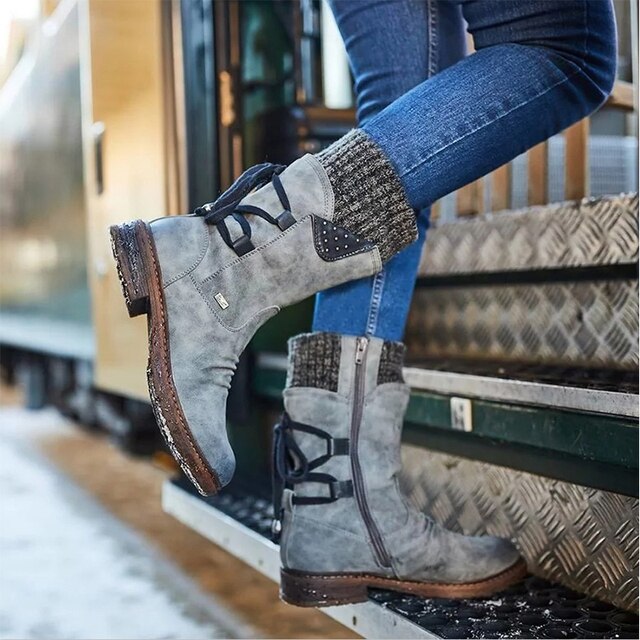 Botas de Nieve Impermeables para Mujeres - Invierno - Frío-Zapatos - Mujer-VyFlair