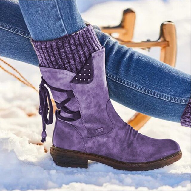 Botas de Nieve Impermeables para Mujeres - Invierno - Frío-Zapatos - Mujer-VyFlair