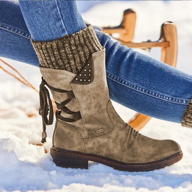 Botas de Nieve Impermeables para Mujeres - Invierno - Frío-Zapatos - Mujer-VyFlair